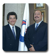 Víctor Razo y Leopoldo Rosas. Adán Olguín.