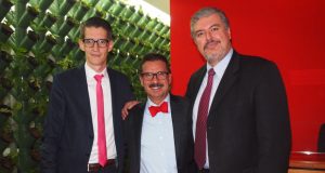 René Ochoa, René Torres y Fernando Castillo 