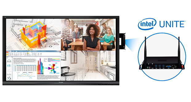 ViewSonic anunció su alianza con Intel Corporation para entregar comunicaciones unificadas (CU) más inteligentes en salas de conferencias y aulas de clase.