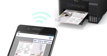 Epson presenta el multifuncional inalámbrico La disponibilidad en el mercado mexicano del EcoTank L4150 para usuarios del hogar y profesionistas, fue anunciada por la marca. Ofrece un nuevo diseño de tanques de tinta frontales y botellas del consumible con llenado automático que vienen codificadas para un vaciado fácil de cada color.