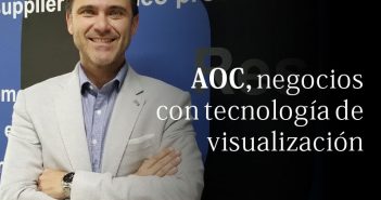 AOC, negocios con tecnología de visualización