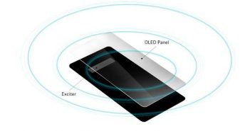Smartphone LG G8ThinQ utiliza la pantalla como un amplificador de sonido