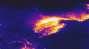 Imagen térmica de la escena