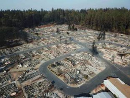 Los drones fueron utilizados para mapear el terreno después del Camp Fire