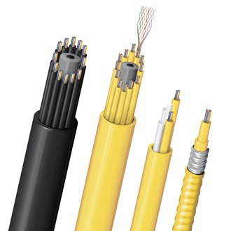 Cable de fibra óptica dieléctrico G652D 024 fibras PBTP
