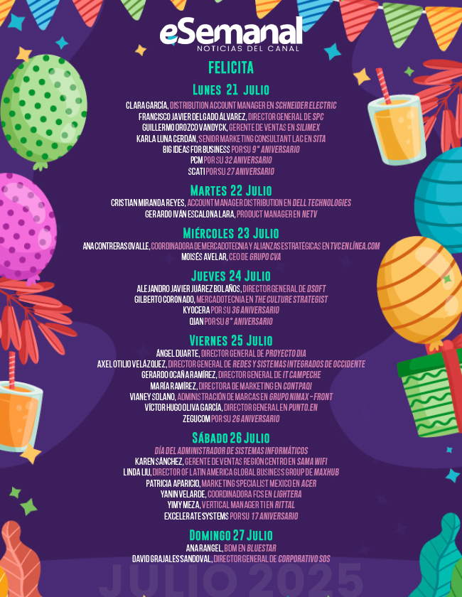29 Mi cumple 21al 27 de julio 2025 - eSemanal - Noticias del Canal