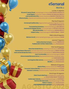Mi cumple 04 al 10 Agosto - eSemanal - Noticias del Canal
